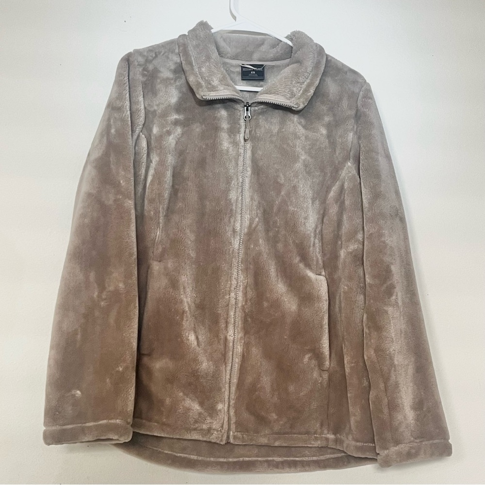 32 Degrees Women's Tan Fleece Jacket